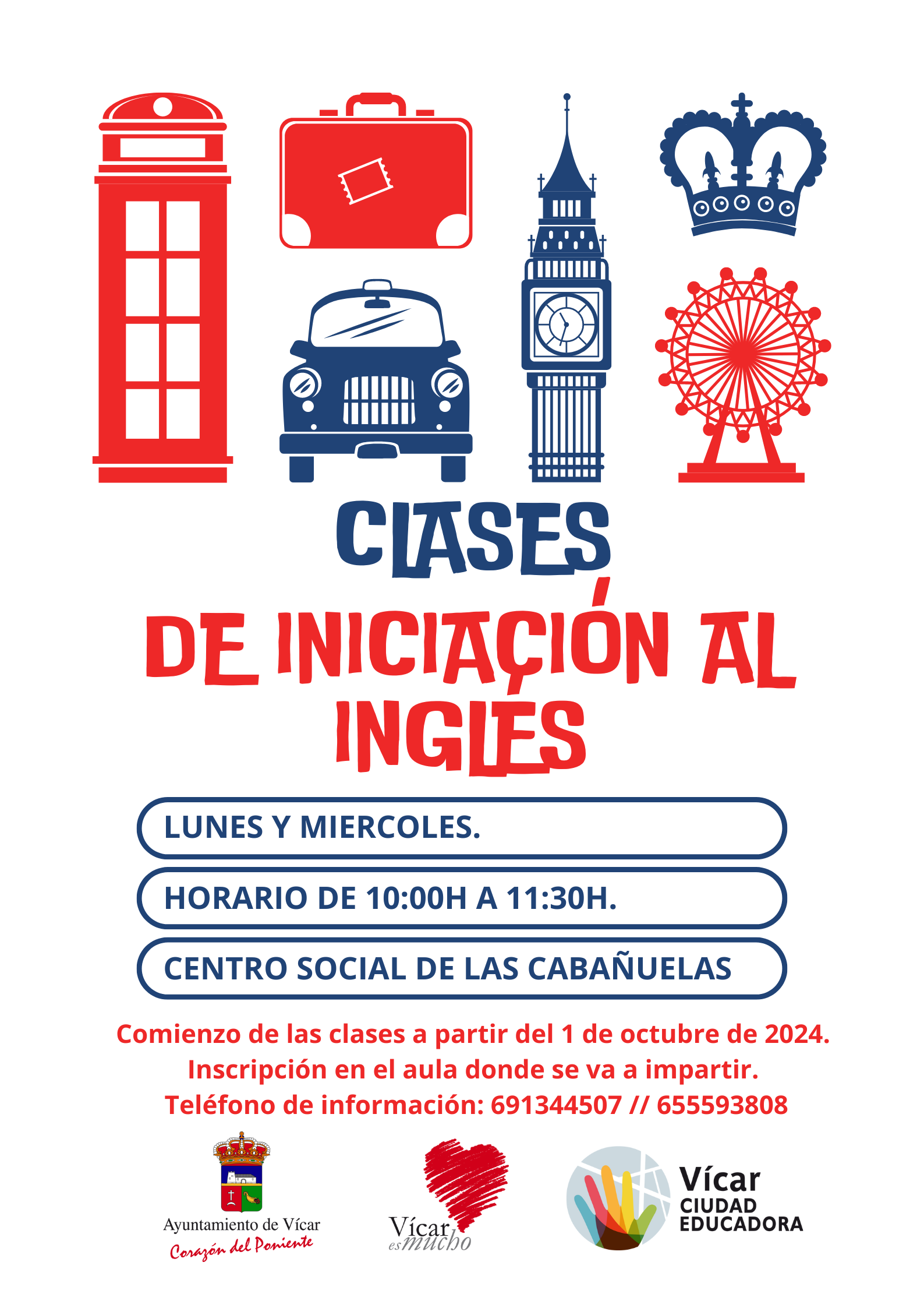 CLASES DE INICIACIÓN AL INGLÉS